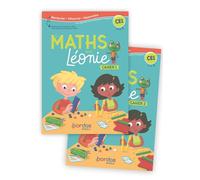 Les Maths avec Léonie CE1 2020 Cahiers de l'élève 1 et 2 sous film Méthode de Singapour - Mélanie Cueto - Bordas - broché - Scolaire / Universitaire