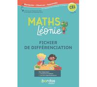 Les Maths avec Léonie CE1 2020 Fichier de différenciation photocopiable - Mélanie Cueto - Bordas - broché - Scolaire / Universitaire