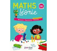 Les maths avec Léonie - CE1 - 2025 - Cahiers 1+2 - élève - sous film - Mélanie Cueto - Bordas - Coffret - Scolaire / Universitaire