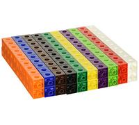 Les maths avec Léonie CP - Pédagogie de Singapour - Cubes de couleur: Sachet de 200 cubes à manipuler