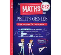 Les MATHS des PETITS GENIES : Tout le CE2 - Collectif - Larousse - broché - Scolaire / Universitaire