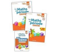 Les Maths Par Période Cp - Pack 3 Volumes : Mon Fichier 1 & 2 + Mon Mémo