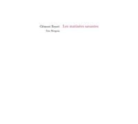 Les matinées savantes - Clément Rosset - Fata Morgana - broché - Théâtre