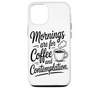 Les Matins sont Faits pour Le Café Et La Contemplation Coque pour iPhone 12/12 Pro