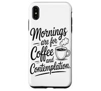 Les Matins sont Faits pour Le Café Et La Contemplation Coque pour iPhone XS Max
