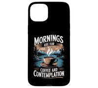 Les Matins sont pour Le café et la Contemplation Coque pour iPhone 15 Plus