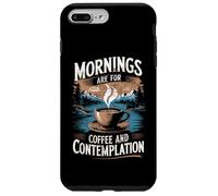 Les Matins sont pour Le café et la Contemplation Coque pour iPhone 7 Plus/8 Plus