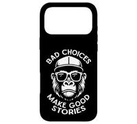 Les Mauvais Choix Font de Bonnes Histoires, Dicton drôle : Hommes, Femmes, Enfants Coque pour iPhone 17 Pro Max