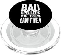 Les Mauvais orthographes du Monde démêlent Une drôle de Sensibilisation à la dyslexie PopSockets PopGrip pour MagSafe