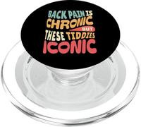 Les maux de Dos sont chroniques mais Ces blagues Amusantes emblématiques pour Adultes PopSockets PopGrip pour MagSafe