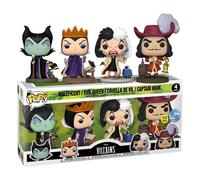 Les méchants de Disney Pop Movies Vinyl Figure 4-pack Méchants (gw)(emea) 9 Cm