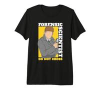 Les médecins légistes ne traversent Pas la scène du Crime Science médico-légale T-Shirt Haut de Gamme