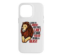 Les médecins ne Peuvent Pas Vous guérir d'être Une bête, Anniversaire d'août de Leo Coque pour iPhone 14 Pro Max