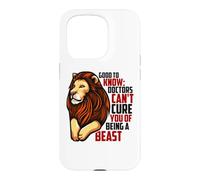 Les médecins ne Peuvent Pas Vous guérir d'être Une bête, Anniversaire d'août de Leo Coque pour iPhone 15 Pro