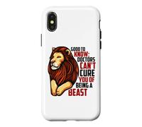 Les médecins ne Peuvent Pas Vous guérir d'être Une bête, Anniversaire d'août de Leo Coque pour iPhone X/XS