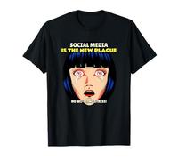 Les médias Sociaux sont la Nouvelle peste (déclaration de désintoxication numérique) T-Shirt