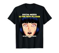 Les médias Sociaux sont la Nouvelle peste - Pas de WiFi Pas de Stress (Graphique) T-Shirt