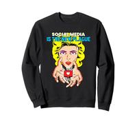 Les médias Sociaux sont la Nouvelle peste (Pop Art Graphic) Sweatshirt