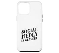 Les médias Sociaux sont l'esclavage (déclaration de désintoxication numérique) Coque pour iPhone 12 Pro Max