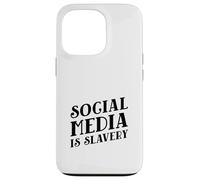 Les médias Sociaux sont l'esclavage (déclaration de désintoxication numérique) Coque pour iPhone 13 Pro