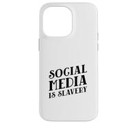Les médias Sociaux sont l'esclavage (déclaration de désintoxication numérique) Coque pour iPhone 14 Pro Max