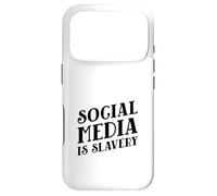 Les médias Sociaux sont l'esclavage (déclaration de désintoxication numérique) Coque pour iPhone 17 Pro