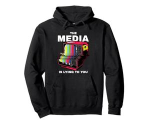 Les médias Vous mentent : déclaration de Propagande, Graphique télévisé Sweat à Capuche
