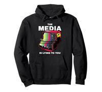 Les médias Vous mentent (Graphique télévisé d'une déclaration de Propagande) Sweat à Capuche