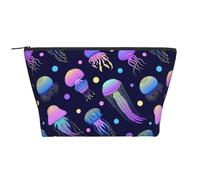 Les méduses Brillent dans Le Noir, Trousse de Toilette Trousse de Maquillage Sac à cosmétiques Trousse de Toilette de Voyage Portable