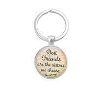 Les Meilleures amies sont Les Soeurs Que Nous Avons choisies Citation amitié Porte-clés Bijoux Créatif et utileMagnifique Conception