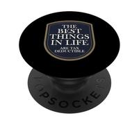 Les Meilleures Choses dans la Vie sont déductibles d'impôt PopSockets PopGrip Adhésif