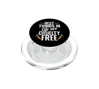 Les Meilleures Choses dans la Vie sont sans cruauté Envers Les Animaux PopSockets PopGrip pour MagSafe