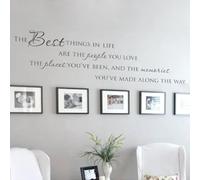 Les meilleures choses de la vie Autocollant mural en vinyle Souvenirs d'amour Citation Murale Art Maison Autocollant Vinyle Autocollant