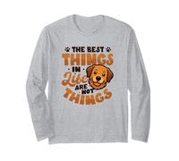 Les Meilleures Choses de la Vie ne sont Pas celles du Golden Retriever Manche Longue