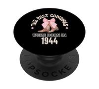 Les Meilleures Cowgirls sont nées en 1944, Cadeau d'anniversaire Occidental PopSockets PopGrip Adhésif