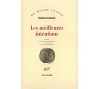 Les meilleures intentions – Gallimard