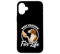 Les Meilleurs Amis de Barzoï pour Les Amoureux des Chiens conçoivent Un Magnifique barzoï Coque pour iPhone 16 Plus