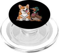 Les meilleurs amis du chien Corgi et du canard PopSockets PopGrip pour MagSafe