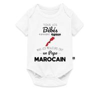 Les Meilleurs Bébés Ont Un Papa Marocain Body Manches Courtes Bébé Bio