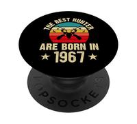 Les Meilleurs Chasseurs sont nés en 1967, Un Dicton Amusant pour Les Amoureux de la Chasse PopSockets PopGrip Adhésif