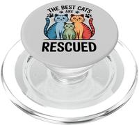 Les Meilleurs Chats sont sauvés, Mignons félins colorés PopSockets PopGrip pour MagSafe