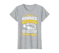 Les Meilleurs Deviennent Maître Nageur T-Shirt, Femme, Gris Chiné, L