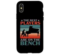 Les Meilleurs Joueurs sont sur Le Banc Pianiste Musicien Piano Coque pour iPhone X/XS