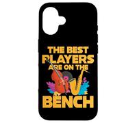 Les Meilleurs Joueurs sont sur Le Banc | Saxophiniste contrebasse Coque pour iPhone 16