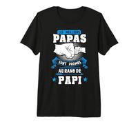 Les Meilleurs Papas sont promus au Rang de Papi Grand-père T-Shirt Haut de Gamme
