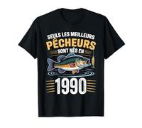 Les Meilleurs pêcheurs sont nés en 1990 - Pêche T-Shirt