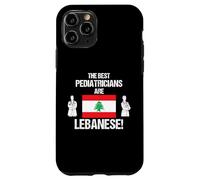 Les Meilleurs pédiatres sont Le Drapeau libanais médecin Dessin Coque pour iPhone 11 Pro