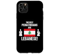 Les Meilleurs pédiatres sont Le Drapeau libanais médecin Dessin Coque pour iPhone 11 Pro Max