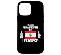 Les Meilleurs pédiatres sont Le Drapeau libanais médecin Dessin Coque pour iPhone 13 Pro Max