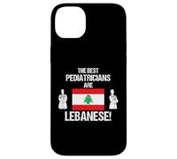 Les Meilleurs pédiatres sont Le Drapeau libanais médecin Dessin Coque pour iPhone 14 Plus